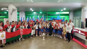 В Москве встретили чемпионов и серебряных призеров международных соревнований по ПСС среди юношеских команд
