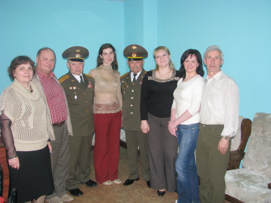 Керханаджев и Егоров  в ВДПО с сотрудниками 2009