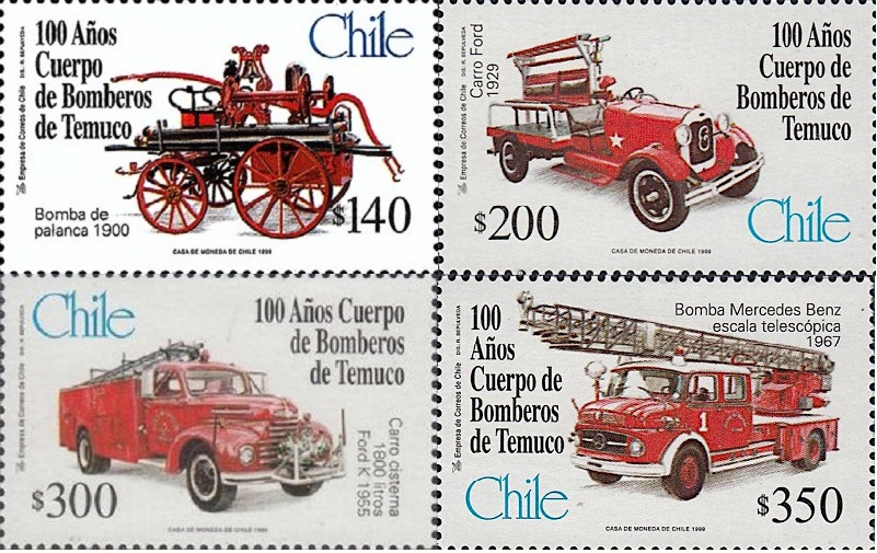 100 лет пожарной части г.Темуко (Чили.18.02.1999г.)