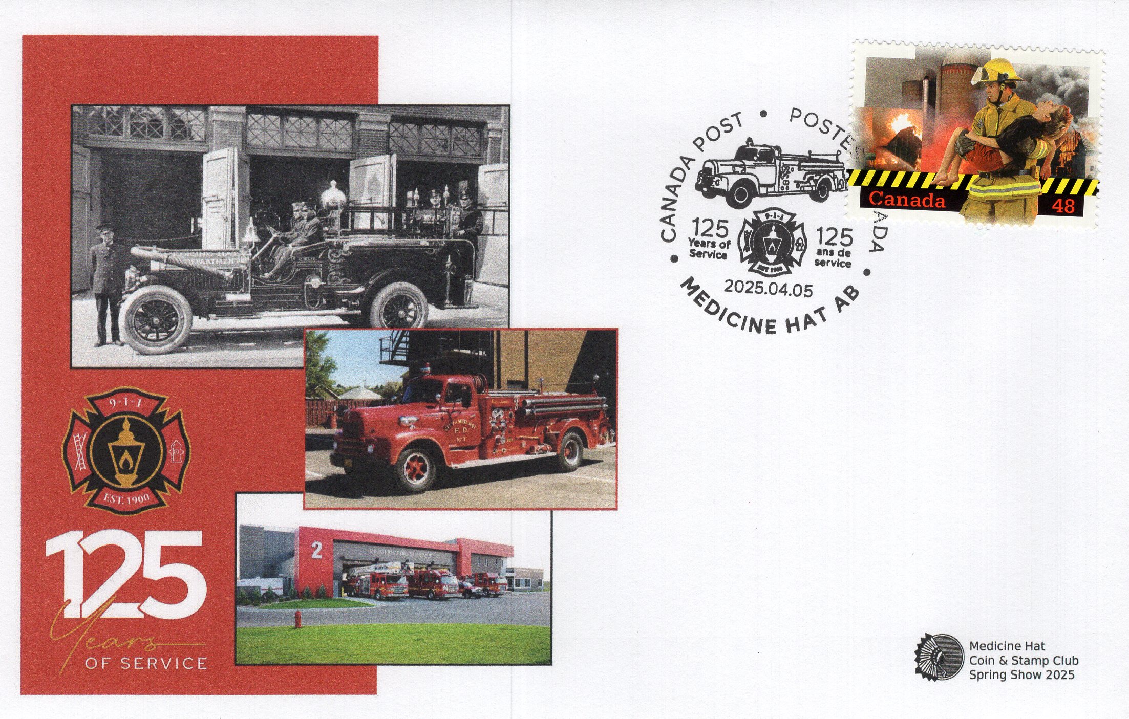 125 лет пожарной службе Канады (КПД. Канада. 2025г.)