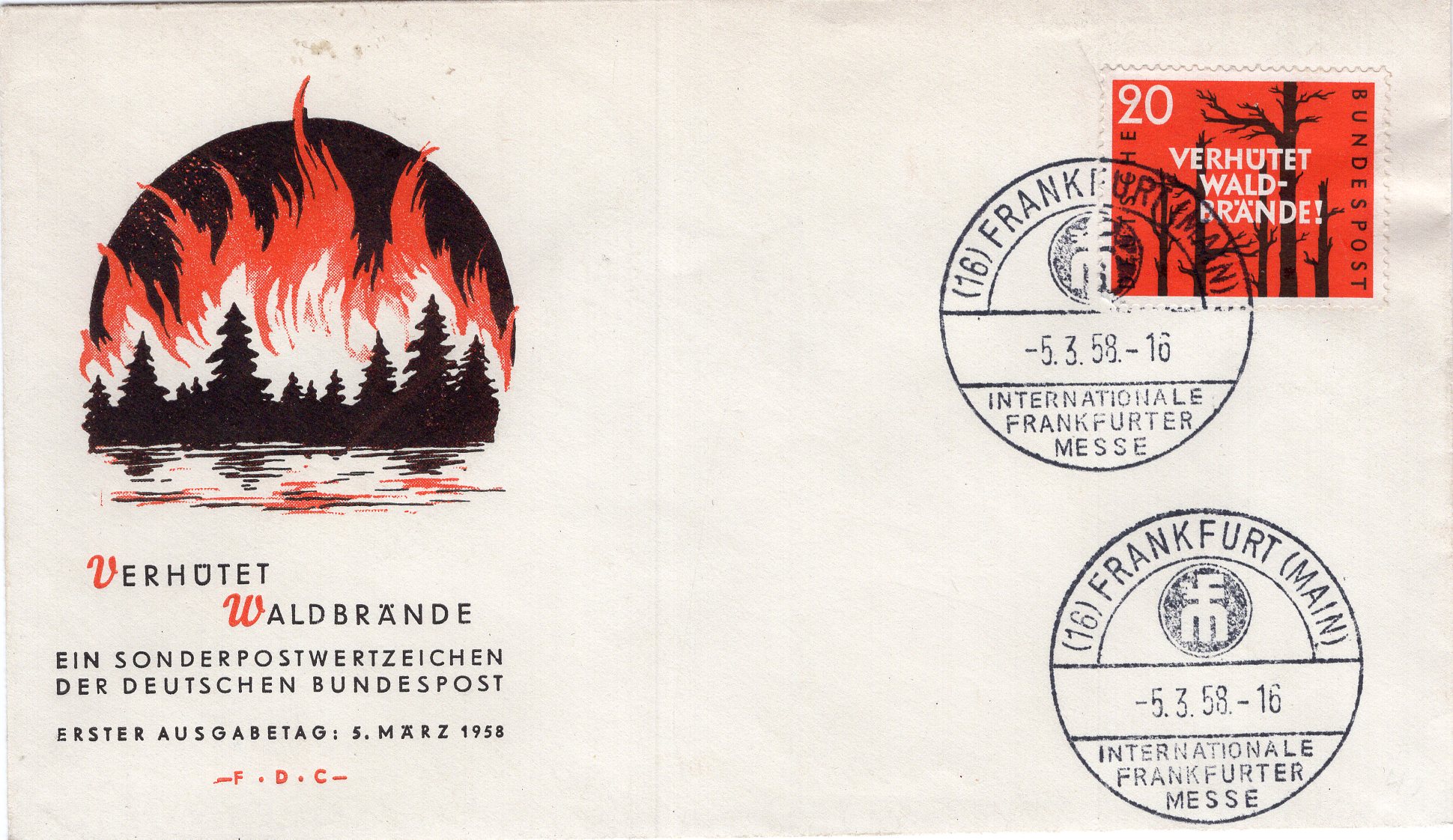 Верховой лесной пожар (КПД. Германия. 05.03.1958г.)