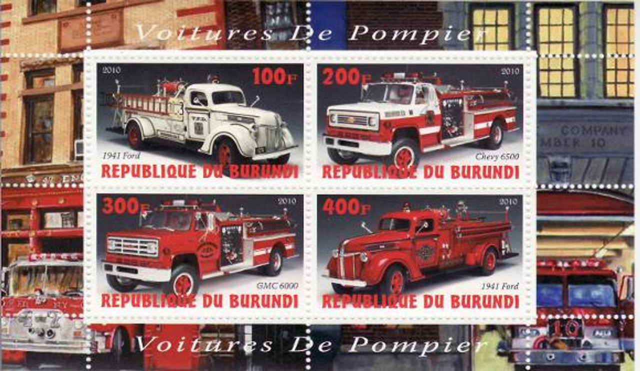 Пожарный спецтранспорт 2. Республика Бурунди (2010)