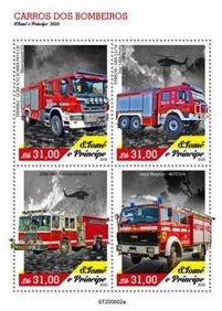 Пожарная техника (Сан Томе и Принсипи. 30.11.2020г.)