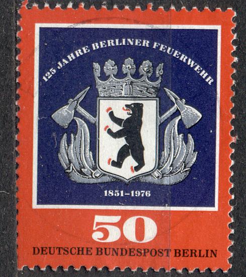 125 лет пожарной охране ФРГ (Берлин, 1976).