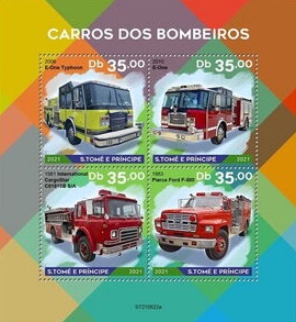 Пожарная техника (Сан Томе и Принсипи. 30.12.2021г.)
