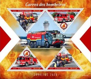 Пожарная техника (Сан Томе и Принсипи. 08.06.2020г.)