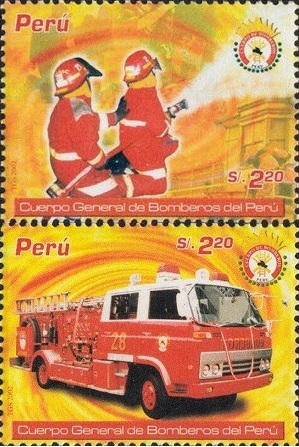 Перуанские пожарные (Перу. 30.01.2004г.)