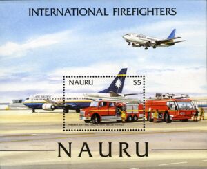 Пожарная служба аэропорта. (Науру. 31.08.2002г.)