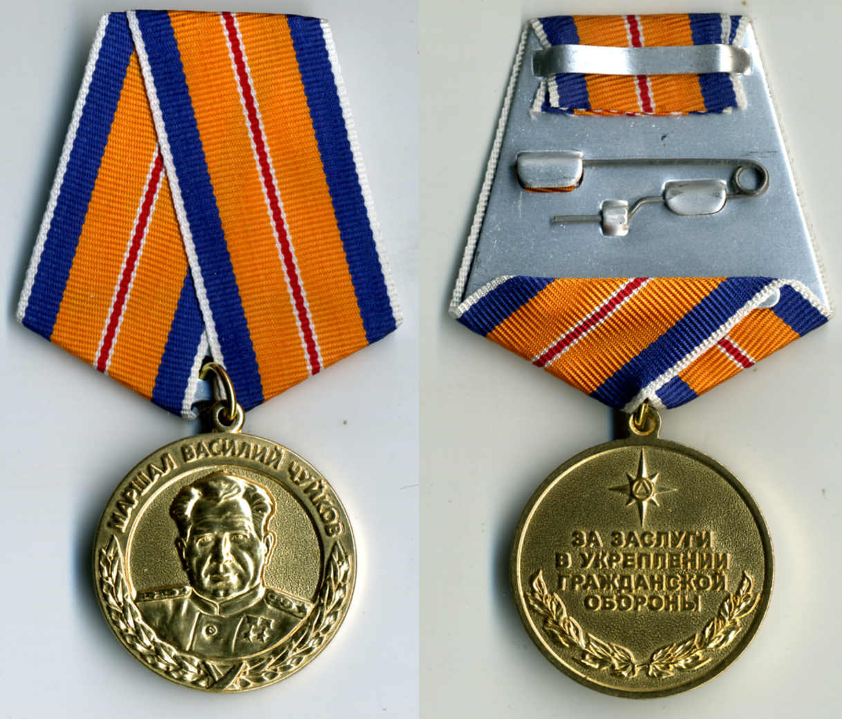 Памятная медаль МЧС России 