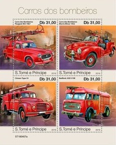Пожарная техника (Сан Томе и Принсипи. 06.06.2019г.)