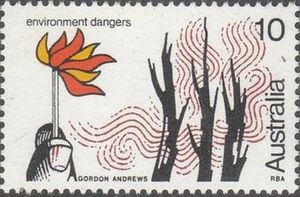 Лесной пожар (Австралия. 25.01.1975г.)