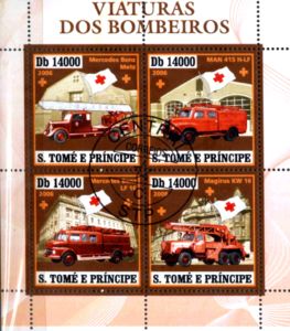 Пожарная техника (Сан Томе и Принсипи. 15.12.2006г.)