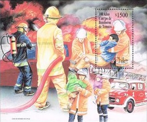 100 лет пожарной части г.Темуко (Чили.18.02.1999г.)