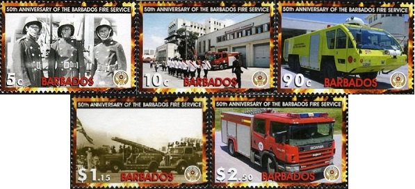 50 лет пожарной службе Барбадоса (Барбадос. 25.09.2005г.)
