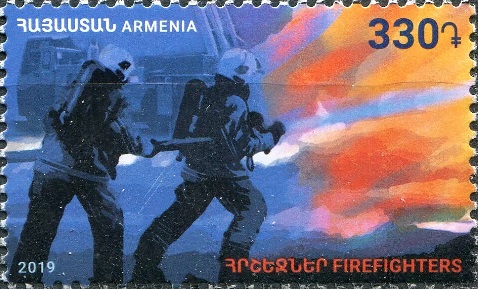 Пожарные за работой (Армения. 06.05.2019)