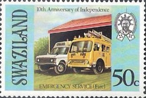 Автомобили экстренных служб (Свазиленд. 06.09.1978г.)