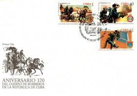 320 лет пожарно-спасательной команде (Куба. КПД. 2016г.)