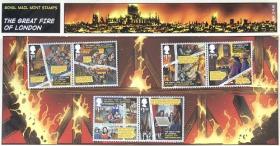 350 лет Великому Лондонскому пожару (Великобритания. КПД. 2016г.)
