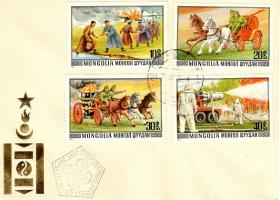 Тушение пожаров. (Монголия. КПД. 1977г.)