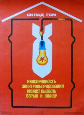 Неисправность электрооборудования может вызвать взрыв и пожар