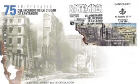 75 лет пожару в г.Сантандера (Испания. КПД. 2016г.)