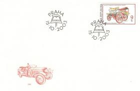 Пожарная машина с электроприводом. 1933г. (Чехия. КПД. 2003г.)