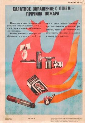 Халатное обращение с огнём - причина пожара