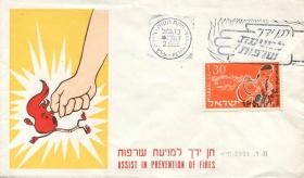 Помощь в профилактике пожаров (Израиль. 1956г.)