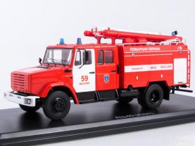 АЦ-40 (4331), красный / белый