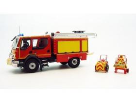 RENAULT Double Cabine D14 4x4 CCR GALLIN DECALQUES (пожарный) 2018