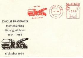 90 лет пожарной бригаде Зволле (Нидерланды. Механическое гашение. 1984г.)