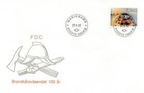 100-летие пожарной охраны. (Аланды. КПД. 1987г.)