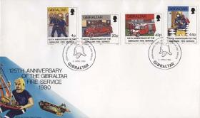 Пожарная служба (Гибралтар. КПД. 1990г.)