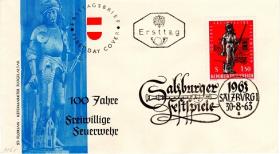 100-летие добровольных пожарных дружин (Австрия. КПД. 1963г.)