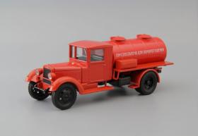 Пожарная автоцистерна УралЗИС-355 АЦ, красный