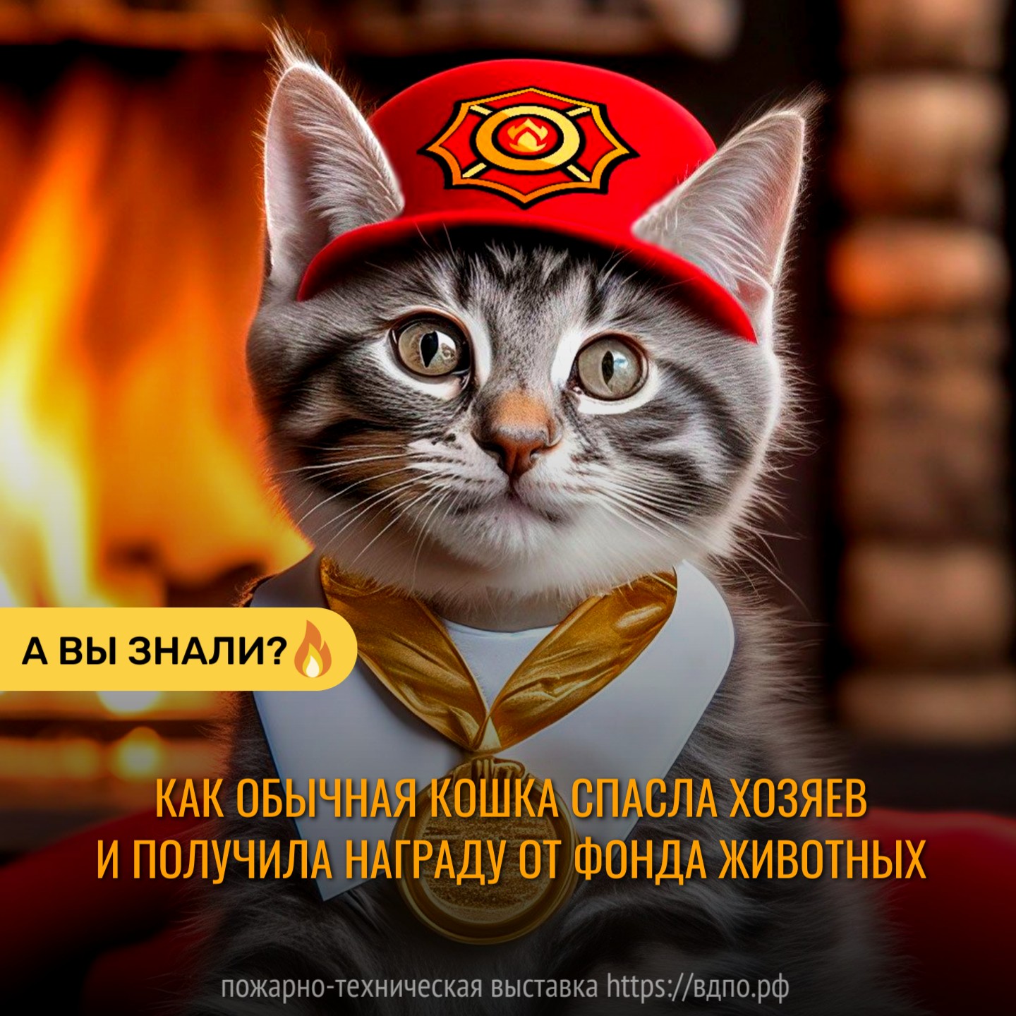 Как обычная кошка спасла хозяев и получила награду от Фонда животных  Эта история произошла в октябре 2007 года в США, штате Монтана. Около двух часов ночи, когда муж......
