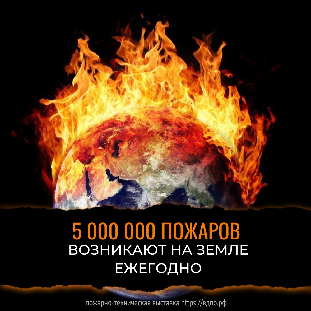5000000 пожаров возникают на Земле ежегодно  Ежегодно на земном шаре возникает свыше 5 миллионов пожаров, от которых гибнет большое......