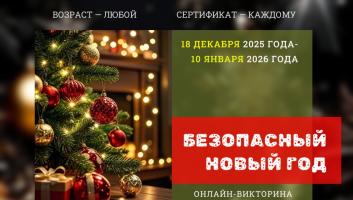 Старт викторины «Безопасный Новый год» (2025)