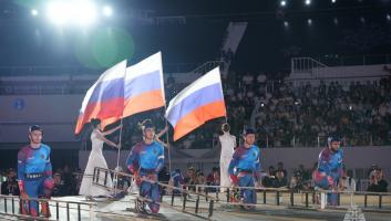 В Харбине состоялось открытие Чемпионатов мира по пожарно-спасательному спорту