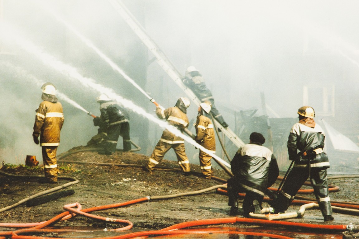Салехард пожар по ул.Лесозаводская 1999 год