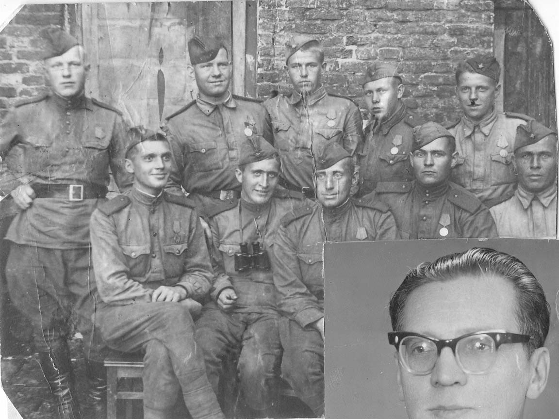 группа разведчиков 187 ОРР авг 1943 с  Воскобойниковым