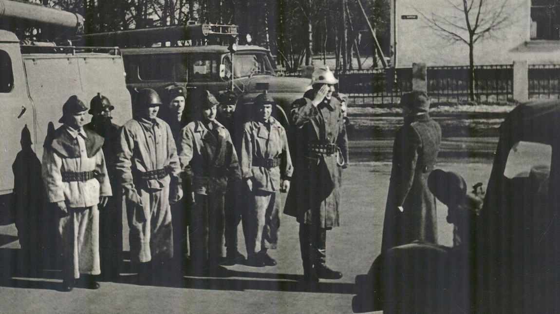 Калининград. Весна 1968 года. Пожарная часть № 4. Владимир Михайлович Беляков 