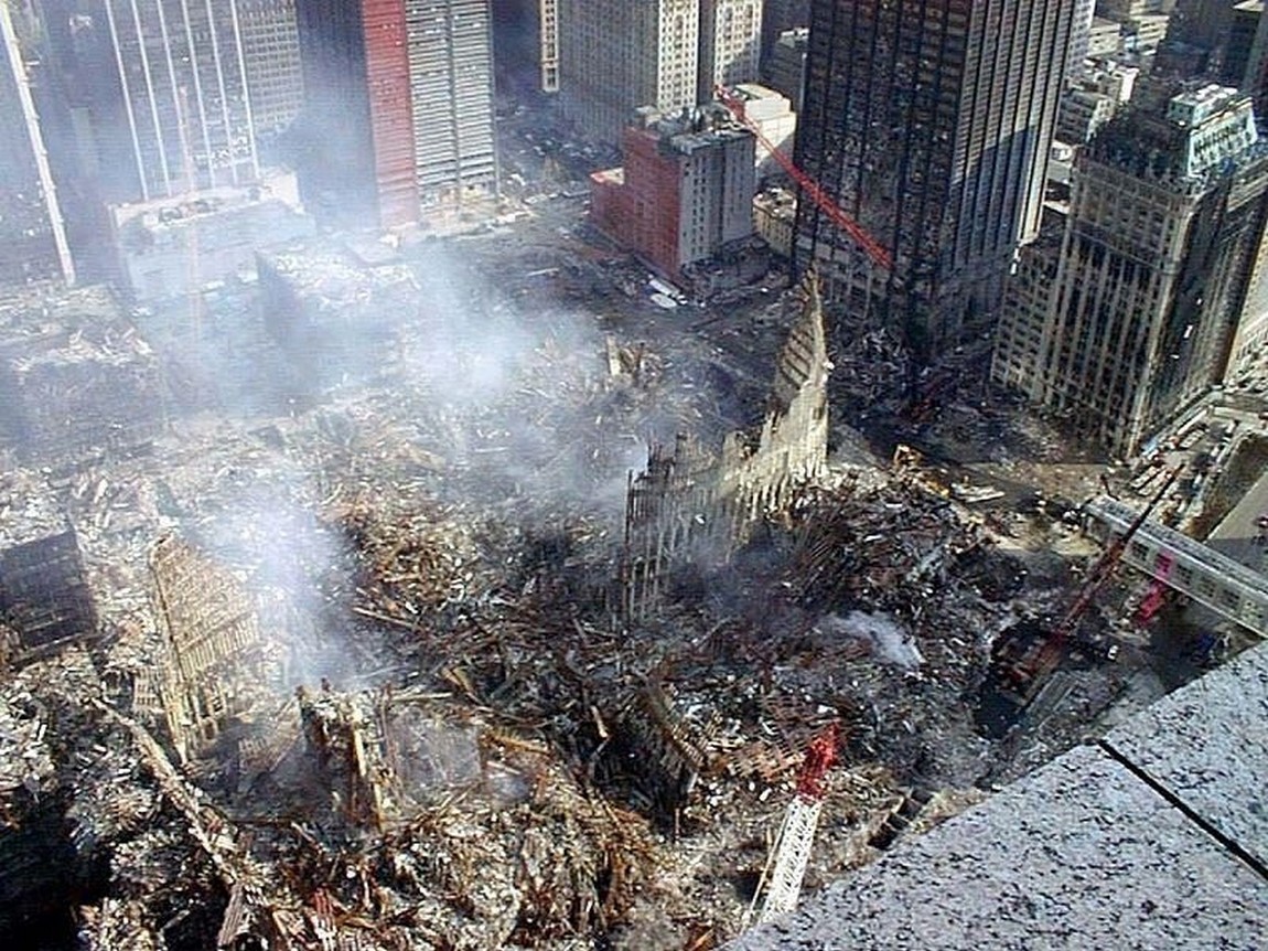11 сентября после падения башен