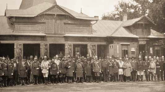 Участники Пожарного Съезда 1892 у князя А.Д. Львова