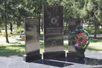 Памятник ликвидаторам последствий аварии на Чернобыльской АЭС из Брюховецкого района