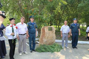 Монумент пожарным, погибшим при исполнении служебного долга 18.02.1952 (Катайск)