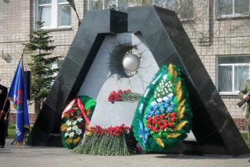 Памятник ликвидаторам аварии на Чернобыльской АЭС и жертвам радиационных катастроф